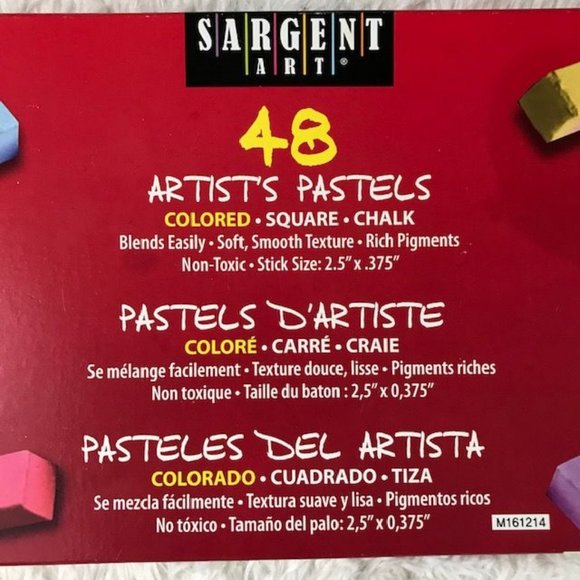Sargent Art 48 Count Non-Toxic Square Chalk Pastel Set #22-4148 - Picture 3 of 8